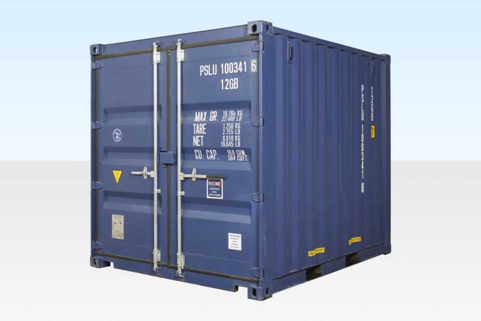 10FT X 8FT SHIPPING CONTAINER (ONE TRIP) BLUE 1 10FT X 8FT SHIPPING CONTAINER (ONE TRIP) BLUE