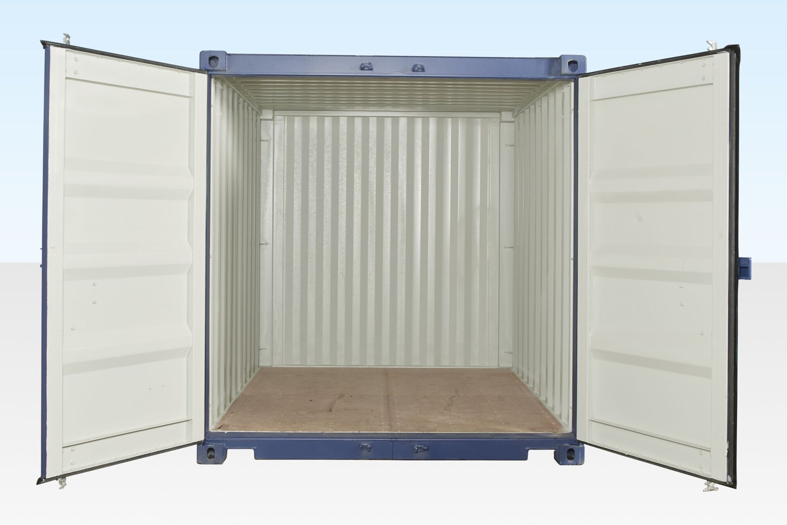 10FT X 8FT SHIPPING CONTAINER (ONE TRIP) BLUE 2 10FT X 8FT SHIPPING CONTAINER (ONE TRIP) BLUE - Image 2