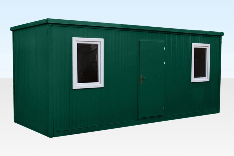 LARGE FLAT PACK OFFICE (6.5M X 2.3M) – GREEN