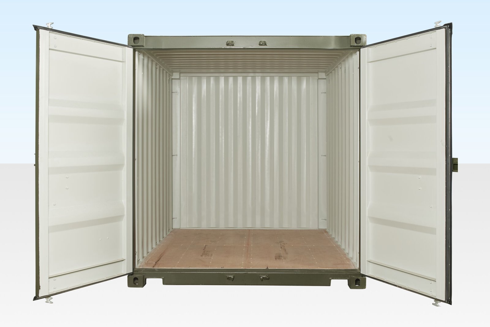 10FT X 8FT SHIPPING CONTAINER (ONE TRIP) GREEN 2 10FT X 8FT SHIPPING CONTAINER (ONE TRIP) GREEN - Image 2