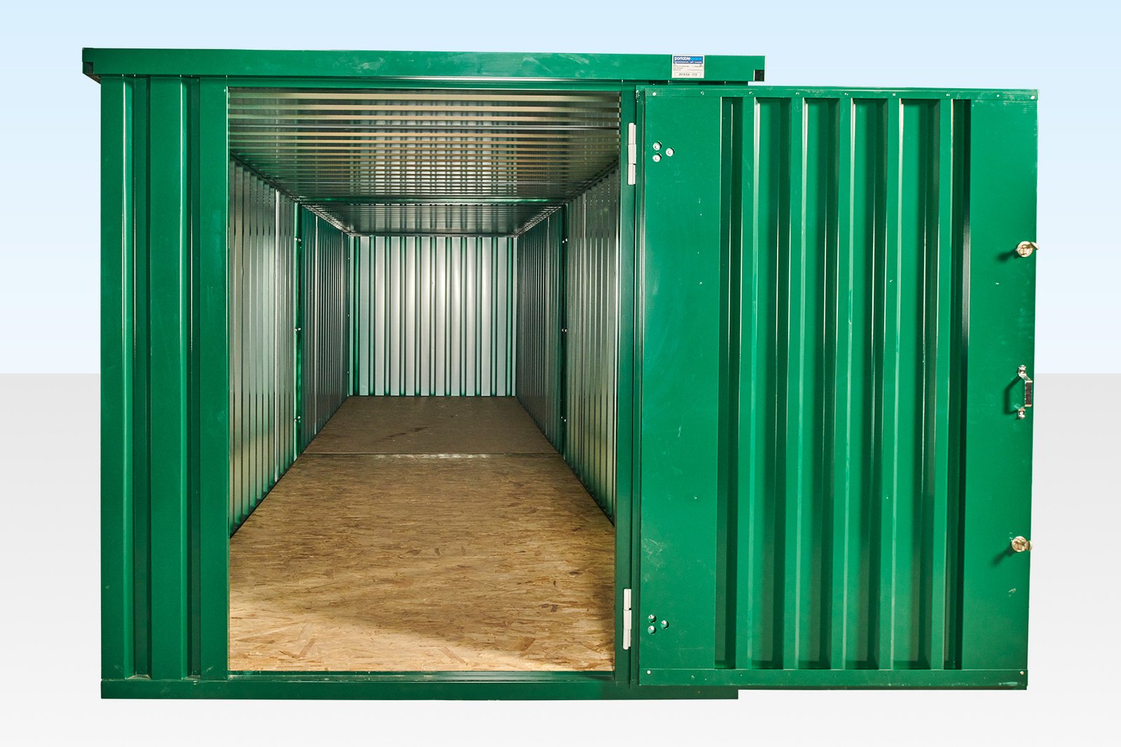 8M X 2.1M END LINKED FLAT PACKED CONTAINER BUNDLE (POWDER COATED) - Image 3