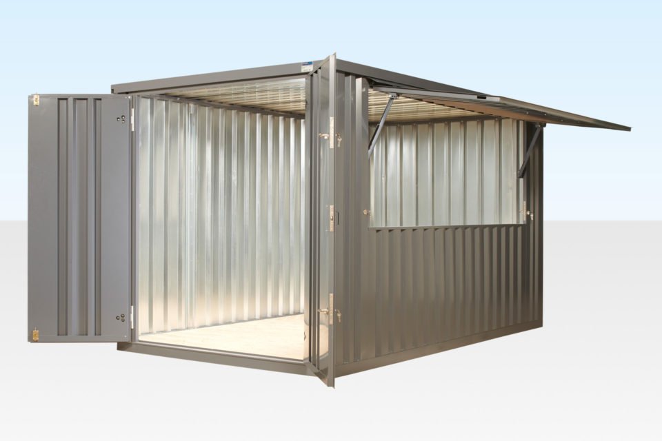 4M XL FLAT PACK KIOSK (RAL7015) – GREY