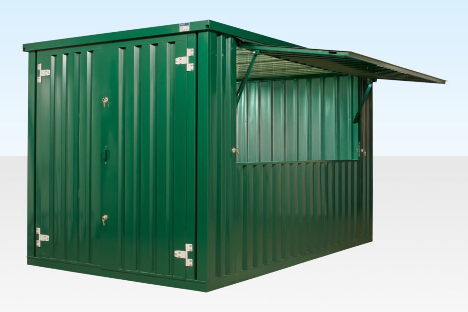3M XL FLAT PACK KIOSK (RAL6005) – GREEN