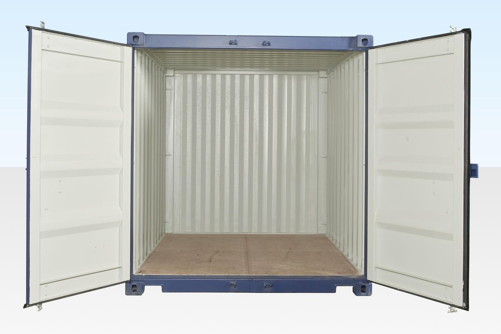 10FT X 8FT SHIPPING CONTAINER (ONE TRIP) BLUE 2 10FT X 8FT SHIPPING CONTAINER (ONE TRIP) BLUE - Image 2