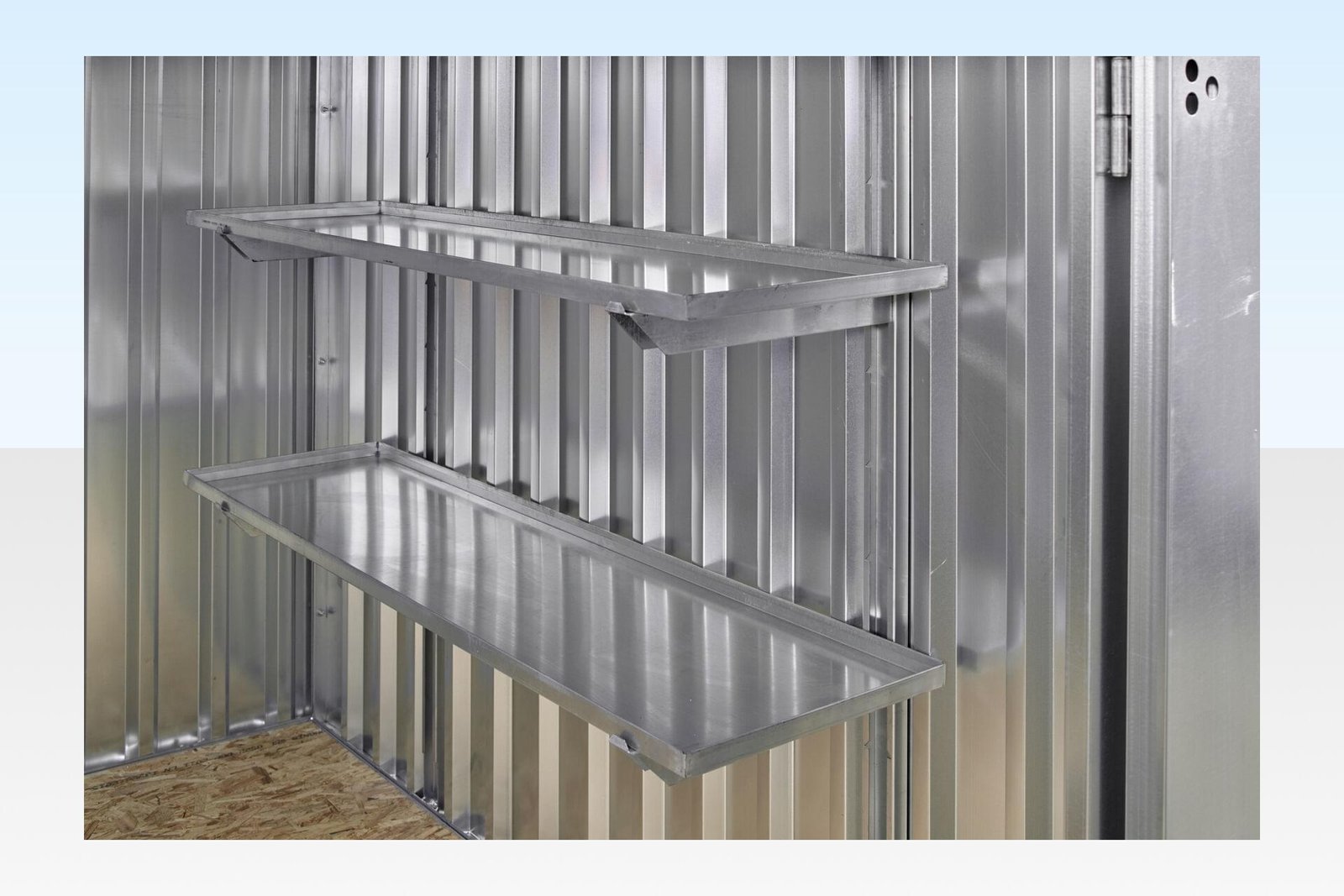 FLAT PACK STORAGE CONTAINER 3M X 2.1M – GALVANISED - Image 3