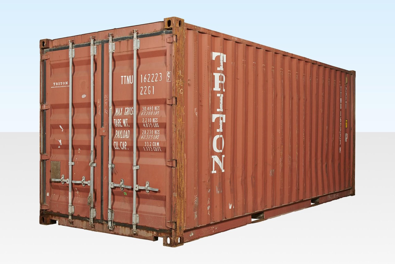 GRADE A 20FT SHIPPING CONTAINER – NEARLY NEW