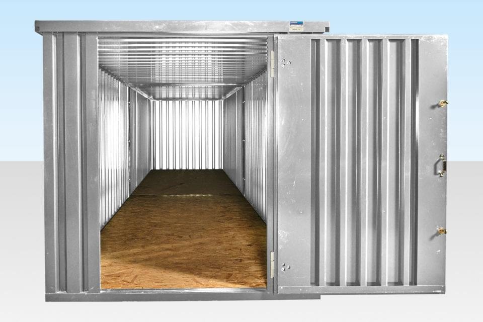8M X 2.1M END LINKED FLAT PACKED CONTAINER BUNDLE (GALVANISED) - Image 3