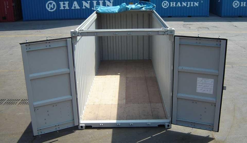 20FT X 8FT USED SHIPPING CONTAINER – OPEN-TOP